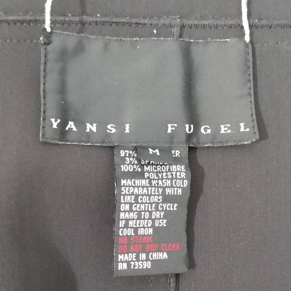 Yansi Fugel Faux Suede Reversible Zip front coat, size M - Picture 7 of 9